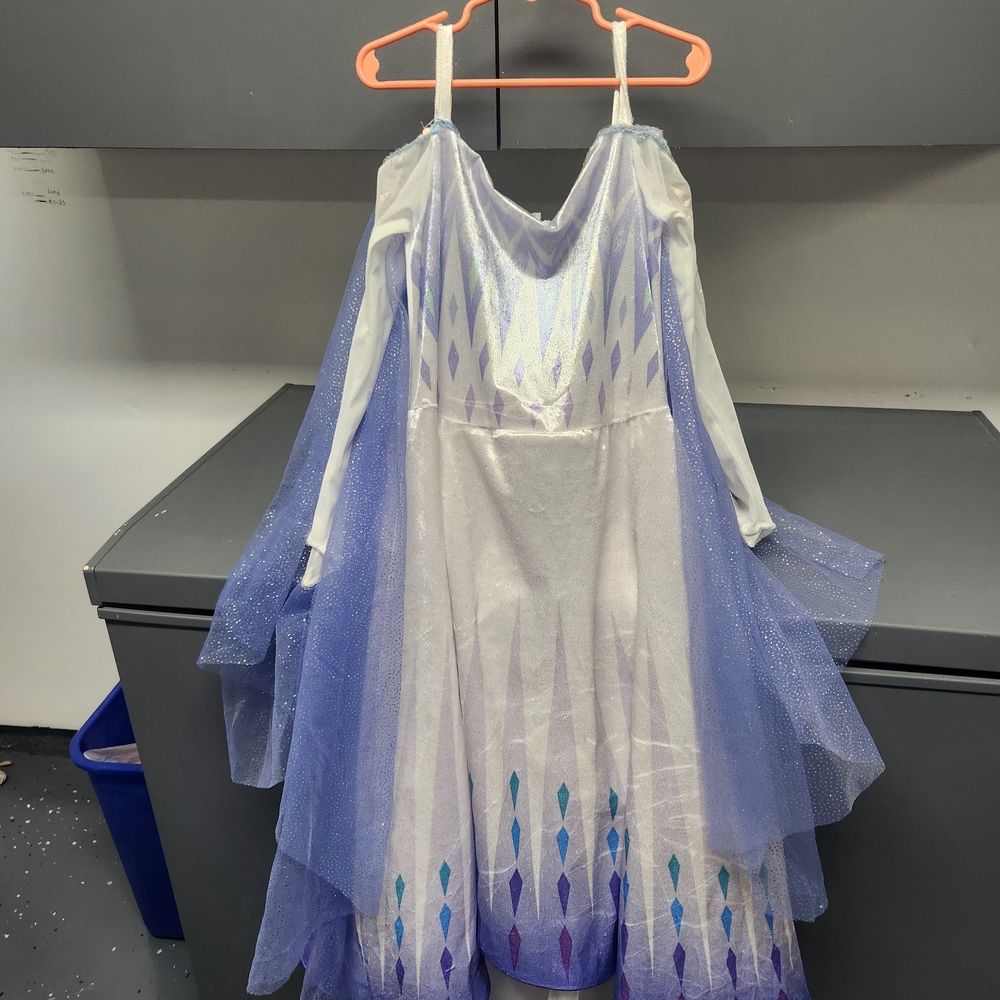 Sz M Spirit Kids Costume Frozen 2 DISNEY ELSA PRINCESS Gown Halloween Dress Up